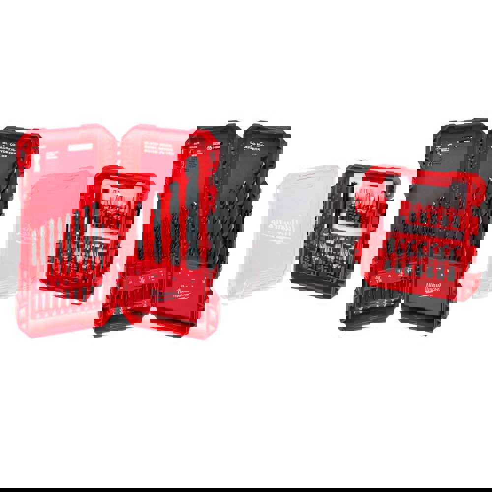 Drill Bit Sets; Drill Bit Set Type: Maintenance Length Drill Bits ; Number of Pieces: 21.000 ; Tool Material: High-Speed Steel ; Minimum Drill Bit Size (Frac Inch): 1/16 ; Maximum Drill Bit Size (Frac Inch): 9/64 ; Coating/Finish: Oxide